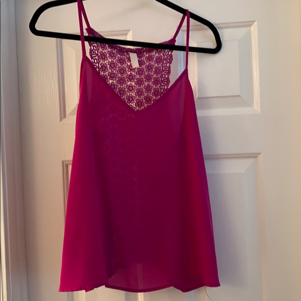 Pink tank